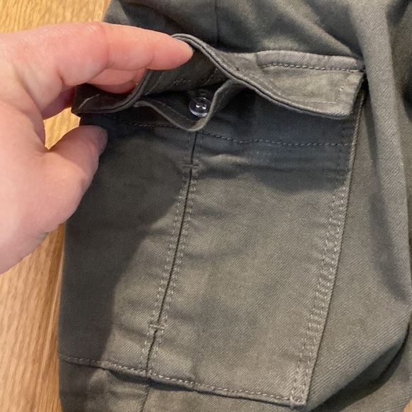 BRODY Women's High Rise  Ankle Skinny Dark Green Skinny Cargo Pants (Size 25) - Picture 11 of 12